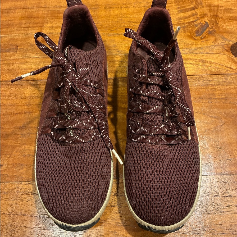 Sorel Women's Out N About Plus Lace Waterproof Sneakers Burgundy Size 8.5